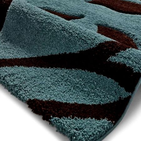 Luxury Blue Shaggy Hall Carpet